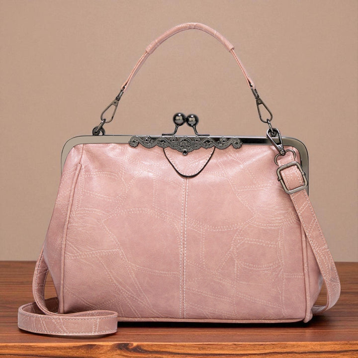 Delfina | Cartera vintage con cierre de beso