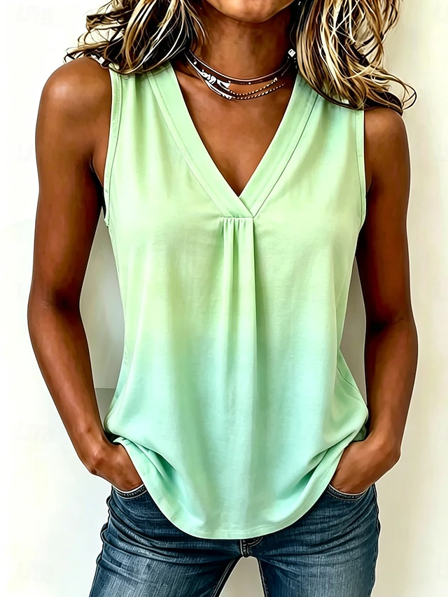 Victoria | Blusa sin mangas escote en V