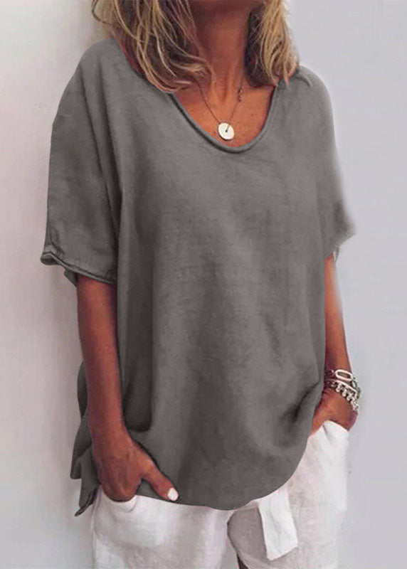 Yasna | Blusa holgada de manga corta