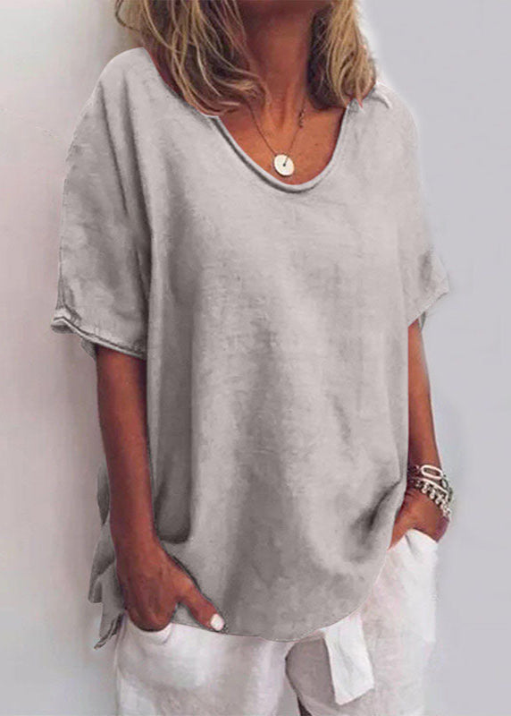 Yasna | Blusa holgada de manga corta