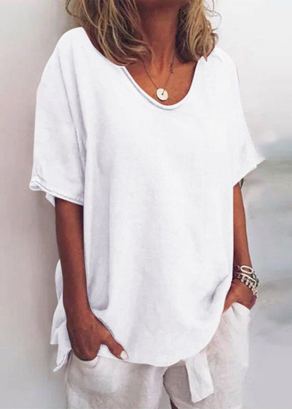 Yasna | Blusa holgada de manga corta