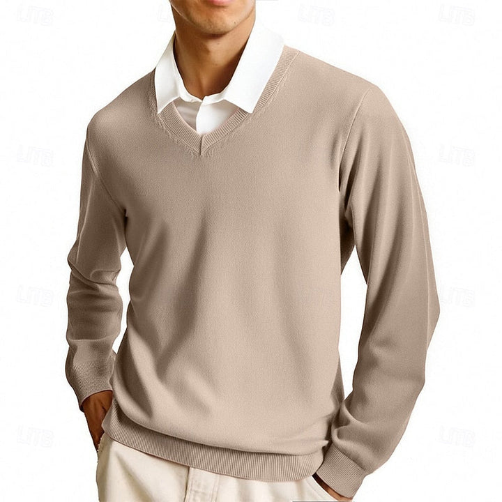 Armando | Sweater cuello V clásico