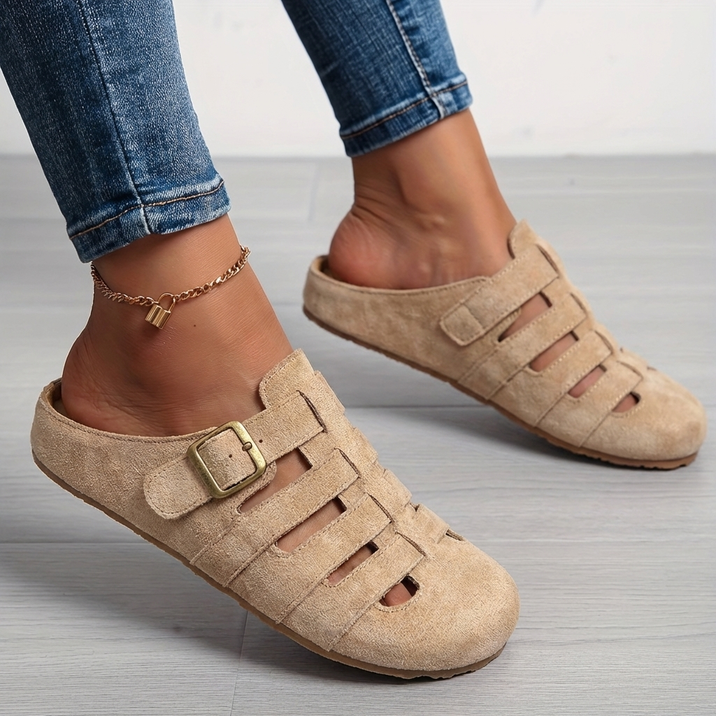 Emelina | Sandalias tipo mule con hebilla