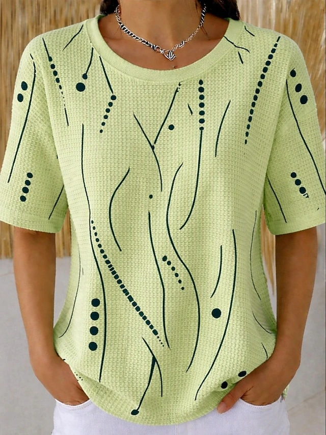 María Sol | Polera texturada de manga corta
