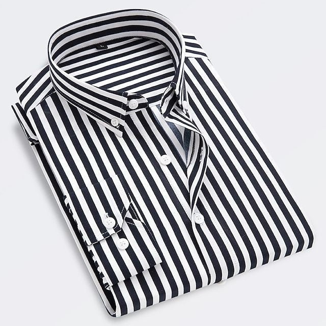 Darwin | Camisa de rayas de algodón para hombre