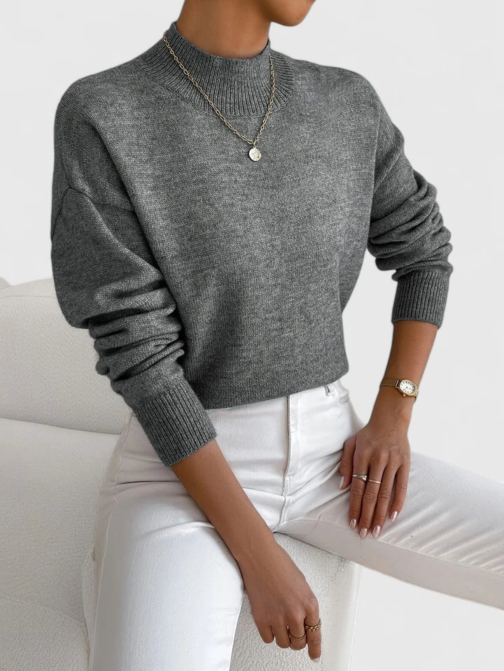 Ramona | Sweater cuello alto suave