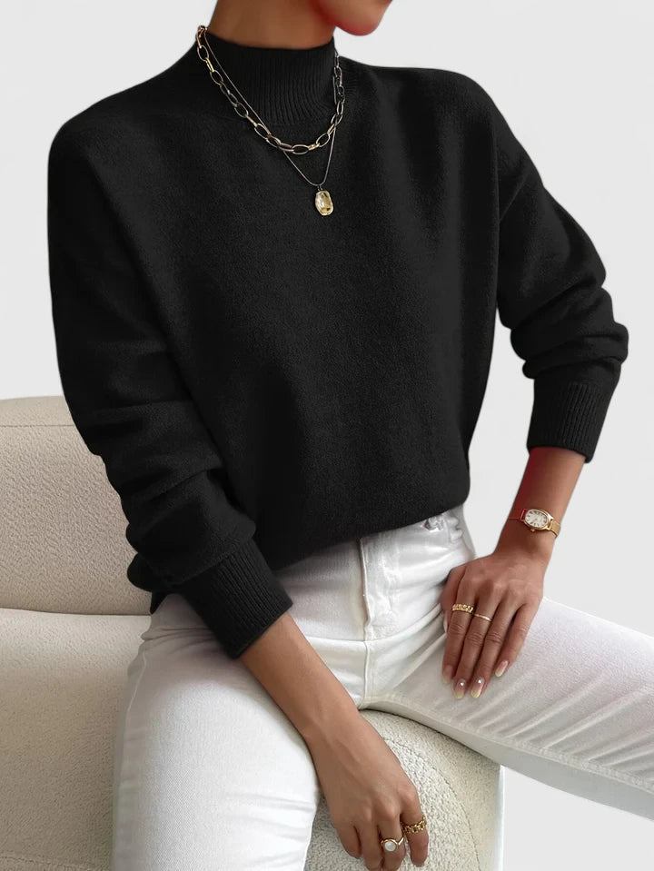 Ramona | Sweater cuello alto suave