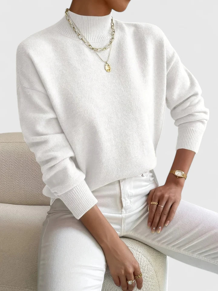 Ramona | Sweater cuello alto suave
