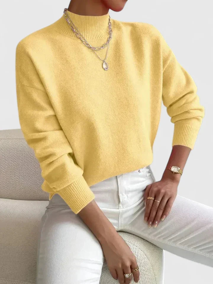 Ramona | Sweater cuello alto suave