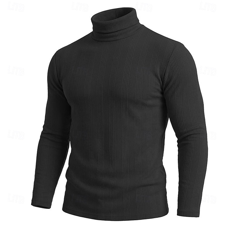 Mauro | Sweater cuello alto texturado para hombre