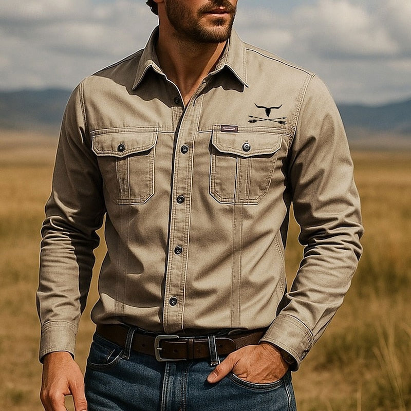 Elvis | Camisa western de trabajo