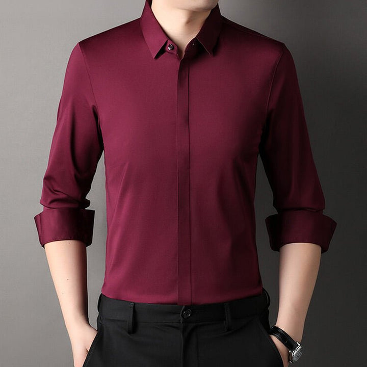 Boris | Camisa elástica antiarrugas para hombre