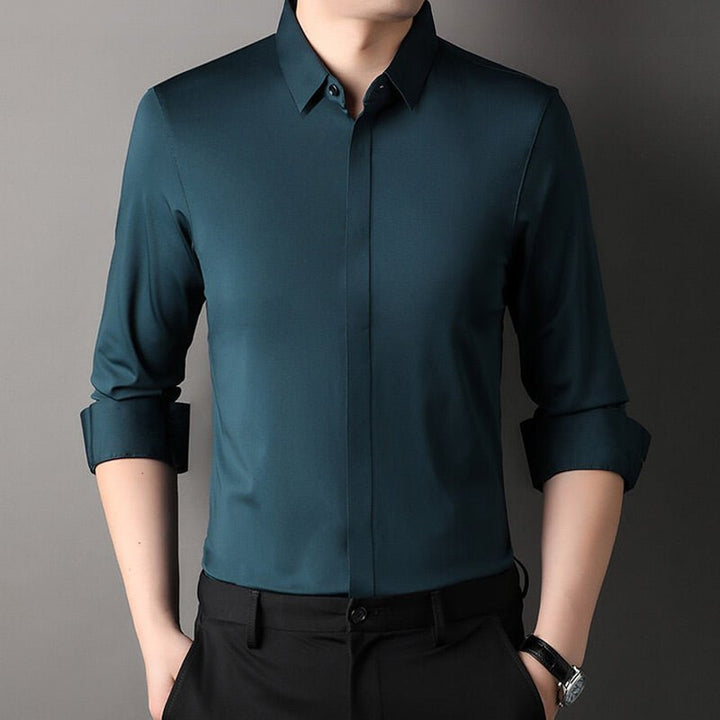 Boris | Camisa elástica antiarrugas para hombre