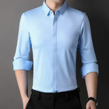 Boris | Camisa elástica antiarrugas para hombre