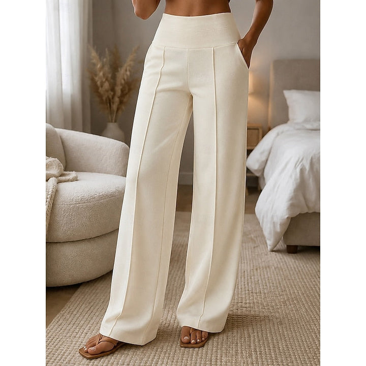 Bárbara Andrea | Pantalón de pierna ancha con tiro alto