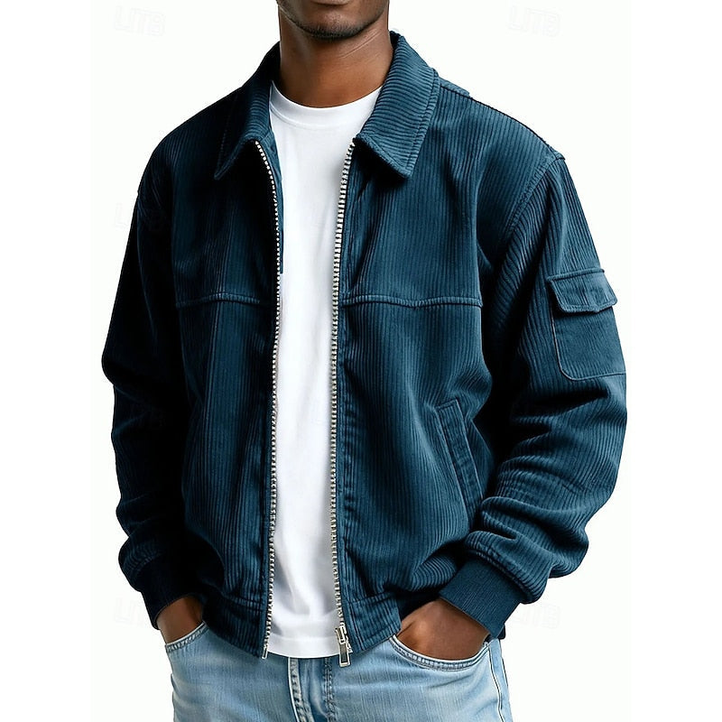 Jonás | Chaqueta de textura acanalada