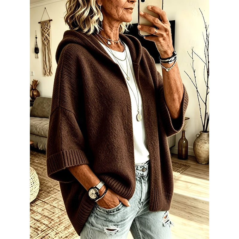 Lucero | Cardigan con capucha tejido