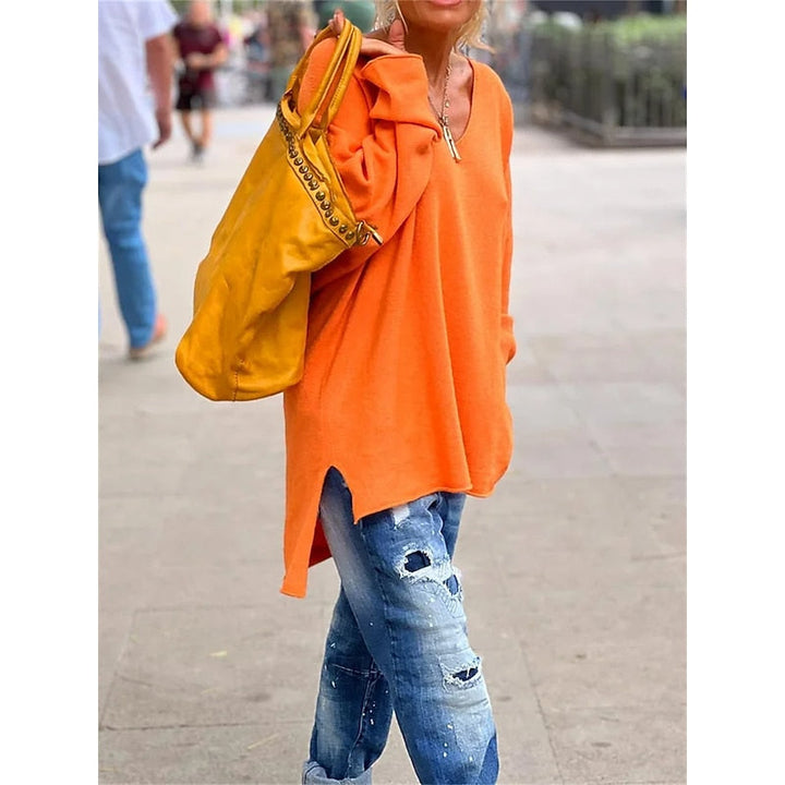 Poliana | Sweater holgado cuello V