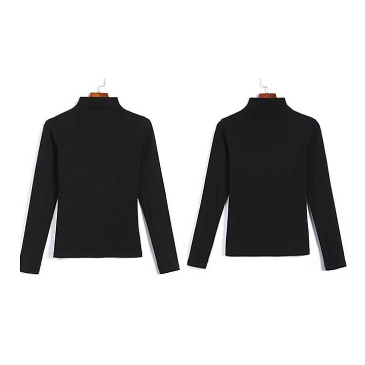 Freya | Polera cuello alto afelpada