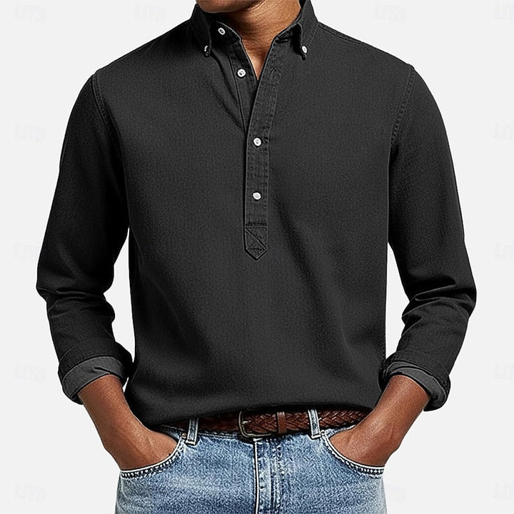 Ubaldo | Camisa casual con media botonadura
