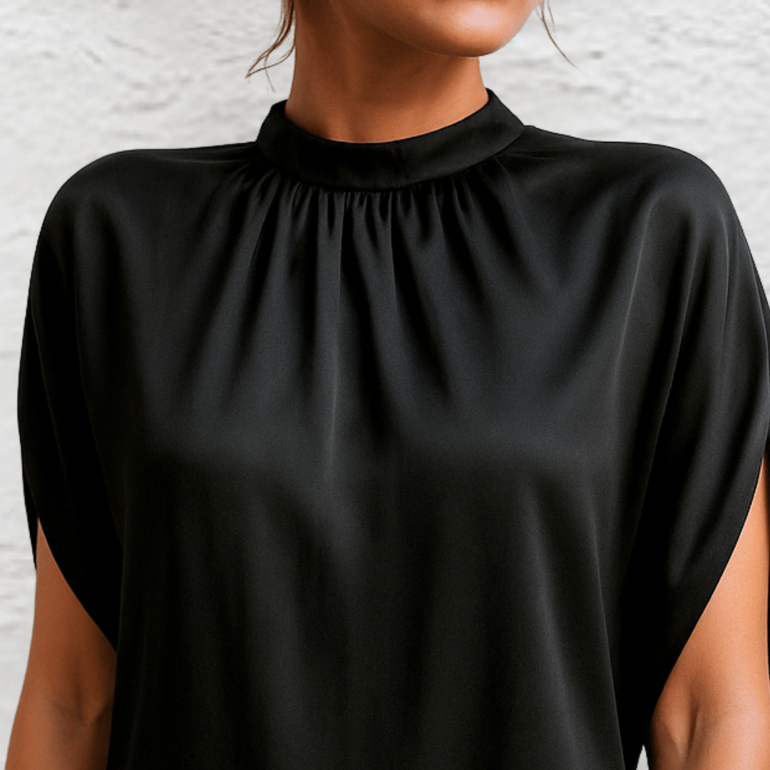 Likan | Vestido corto de cuello alto