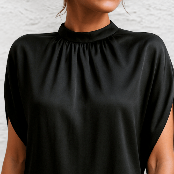 Likan | Vestido corto de cuello alto
