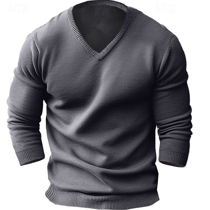 Bautista | Sweater cuello V de punto suave