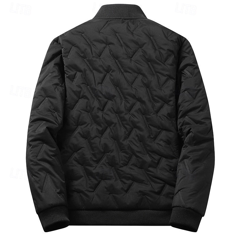Ulises | Chaqueta bomber acolchada con textura