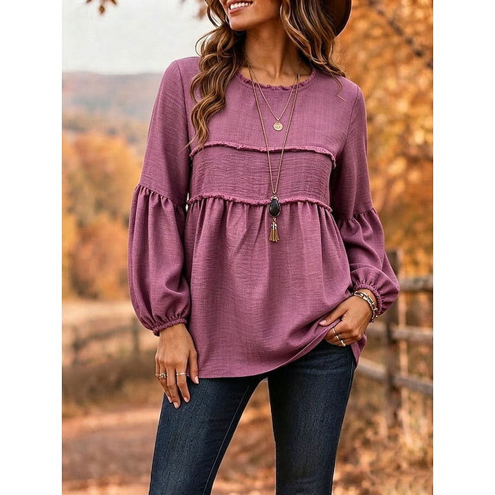Jael | Blusa peplum holgada