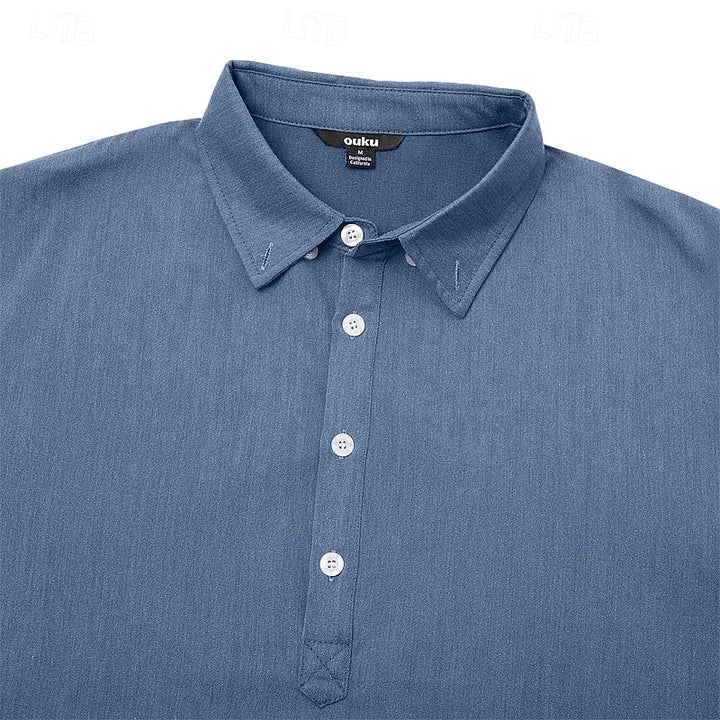 Ubaldo | Camisa casual con media botonadura