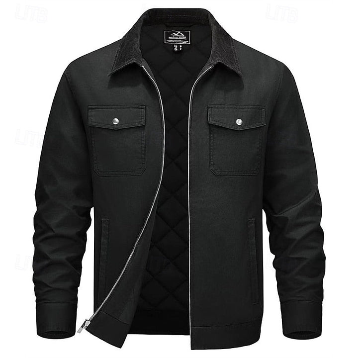 Bastián | Chaqueta de cuello contrastado
