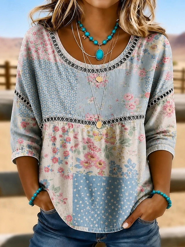 Genoveva | Blusa bohemia con calados