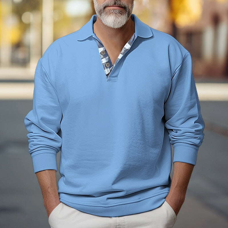 Elías | Polerón con cuello polo