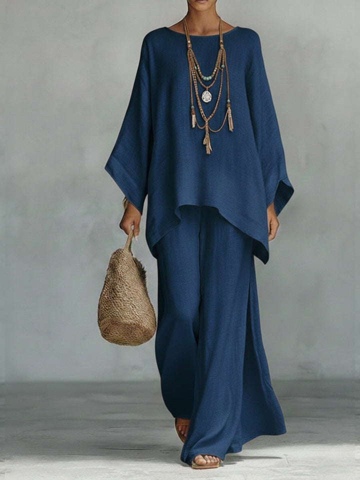 Hannah | Conjunto oversize de lino