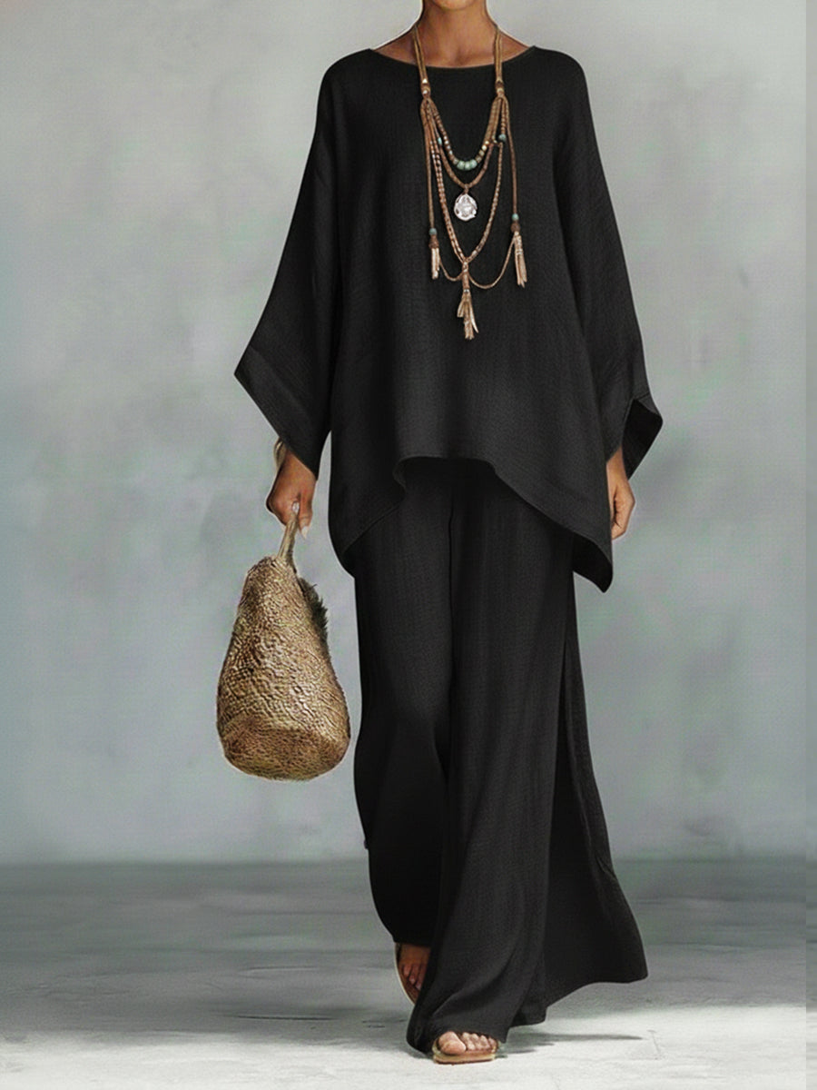 Hannah | Conjunto oversize de lino