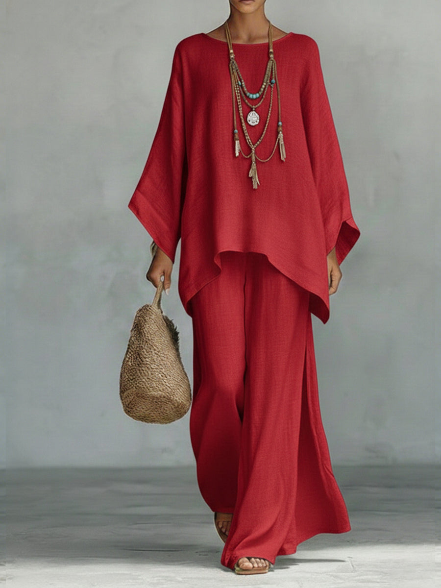 Hannah | Conjunto oversize de lino