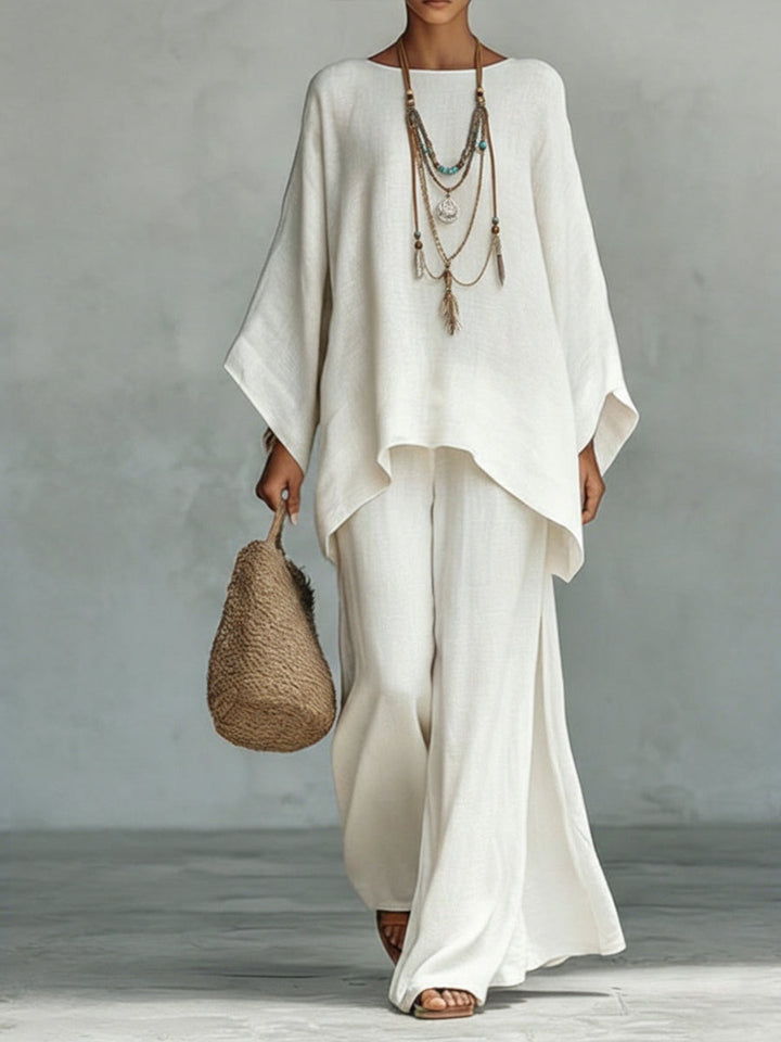 Hannah | Conjunto oversize de lino