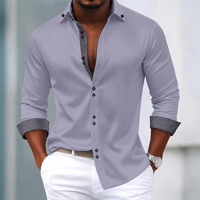 Egidio | Camisa con contraste