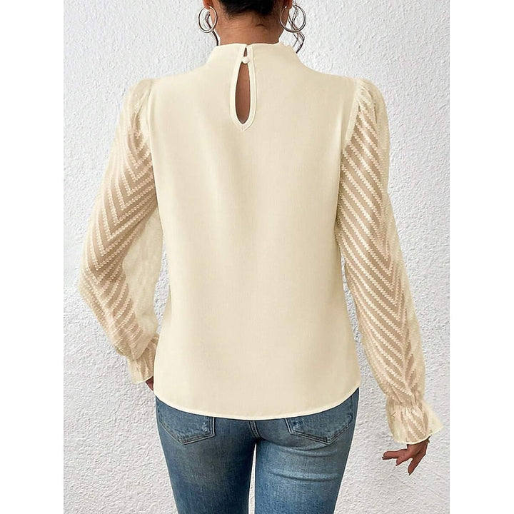 Corina | Blusa elegante de cuello alto