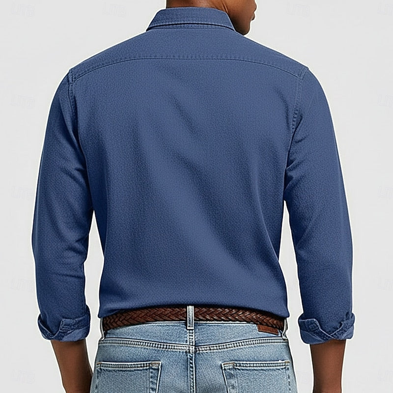 Ubaldo | Camisa casual con media botonadura