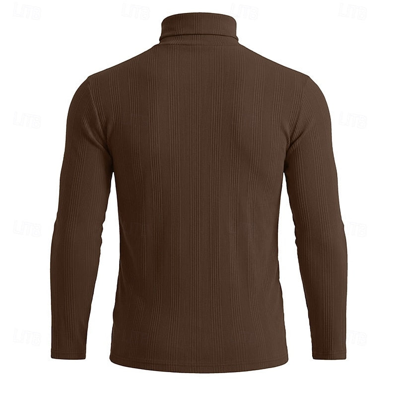 Mauro | Sweater cuello alto texturado para hombre