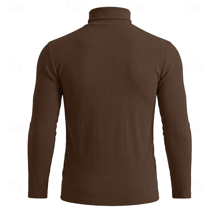 Mauro | Sweater cuello alto texturado para hombre