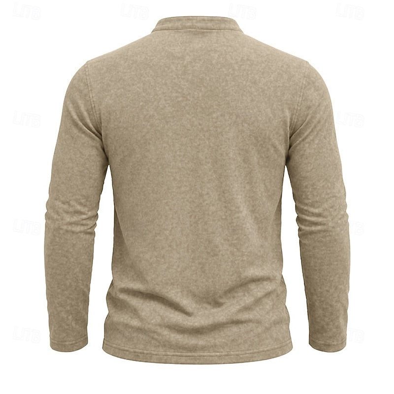 Filiberto | Polera henley manga larga