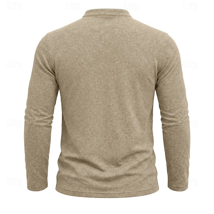 Filiberto | Polera henley manga larga