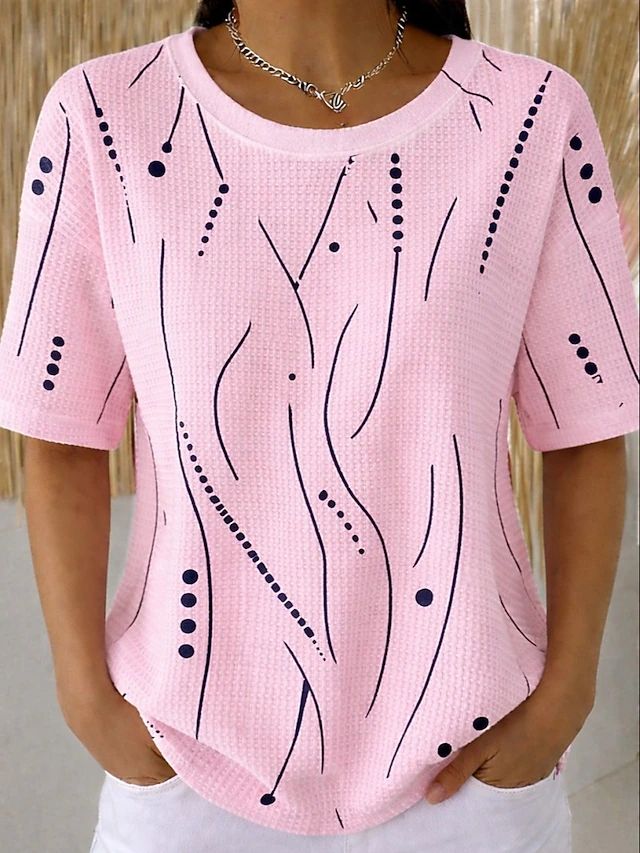 María Sol | Polera texturada de manga corta