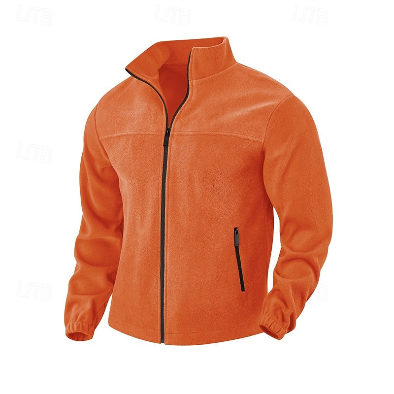 Sixto | Chaqueta polar con cuello alto y cierre completo
