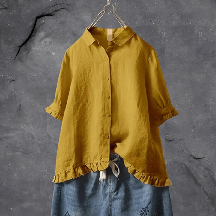 Poleth | Blusa con vuelo en el ruedo