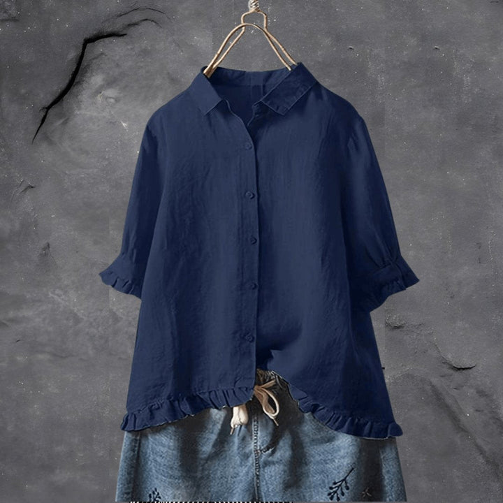 Poleth | Blusa con vuelo en el ruedo