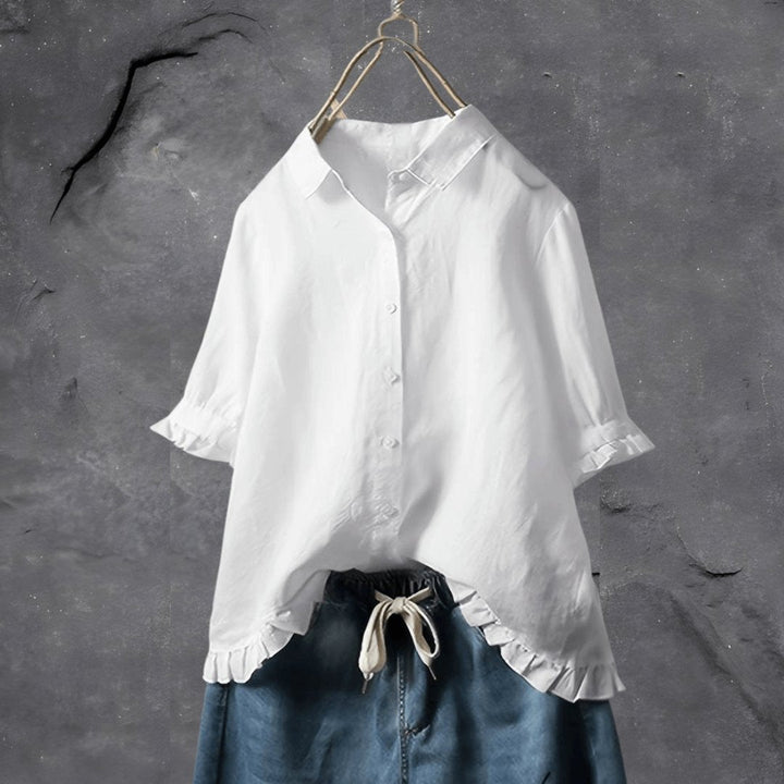 Poleth | Blusa con vuelo en el ruedo