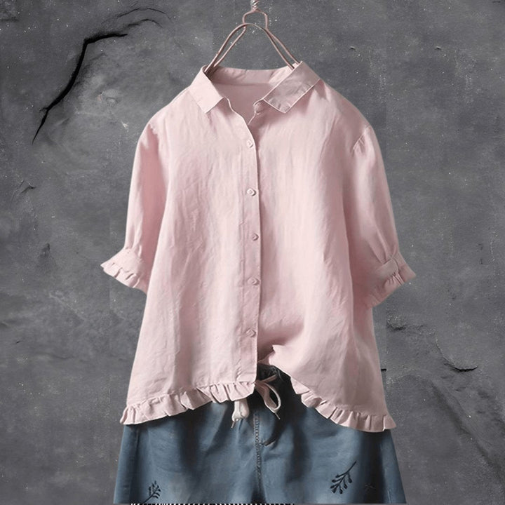 Poleth | Blusa con vuelo en el ruedo